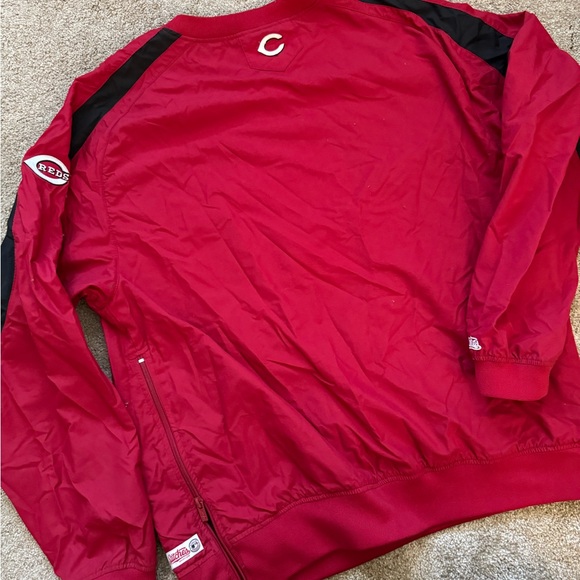 #26 CINCINNATI REDS windbreaker (STITCHES) size large baseball pullover - Picture 12 of 13